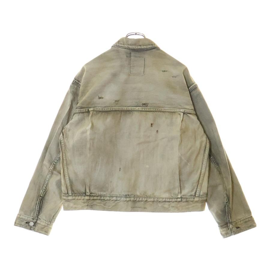 ANCELLM アンセルム 24SS CRASH DENIM JACKET TYPE-2 クラッシュ加工 