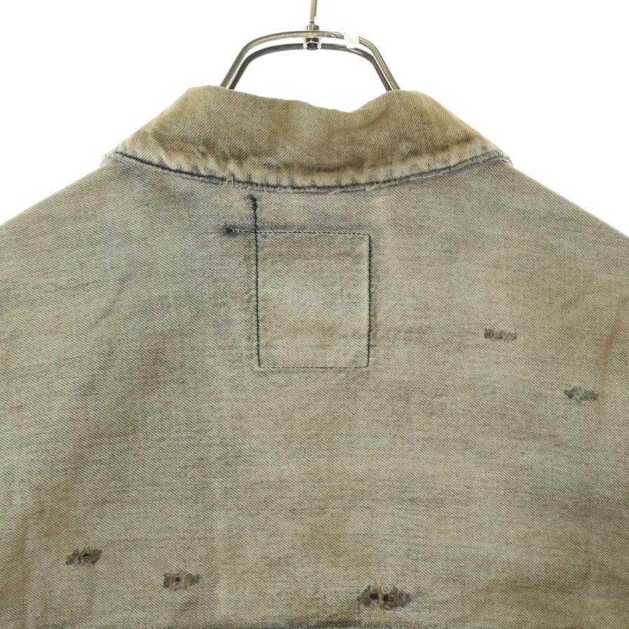 ANCELLM アンセルム 24SS CRASH DENIM JACKET TYPE-2 クラッシュ加工