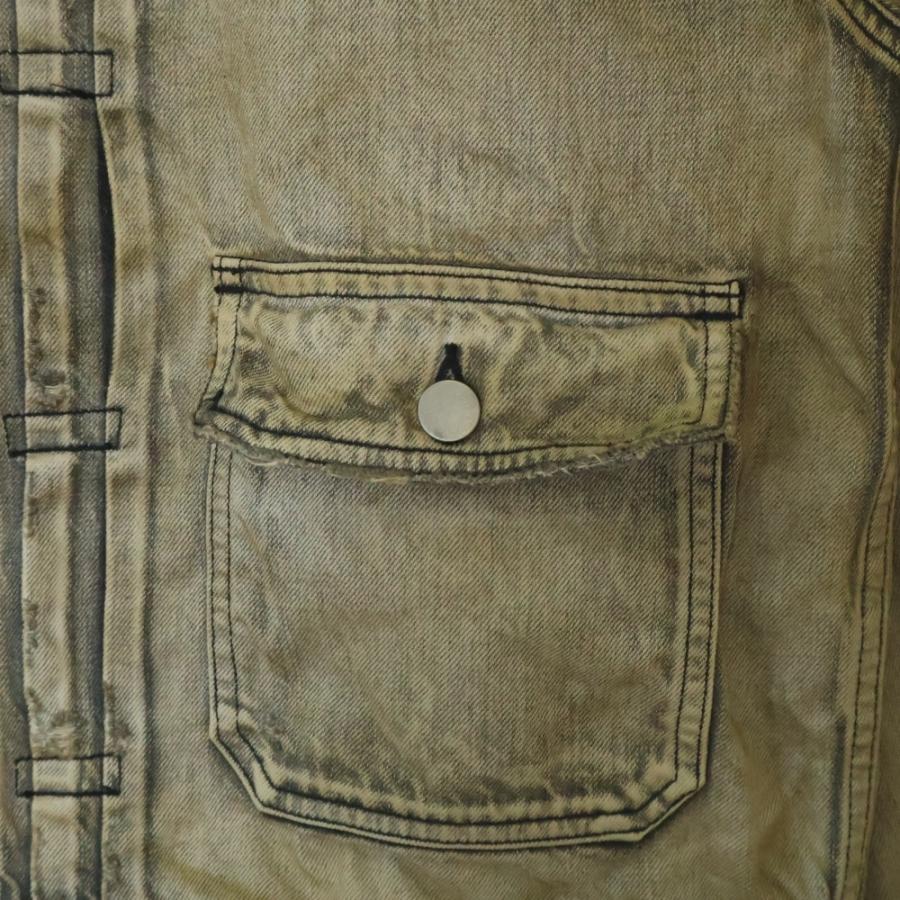 ANCELLM アンセルム 24SS CRASH DENIM JACKET TYPE-2 クラッシュ加工