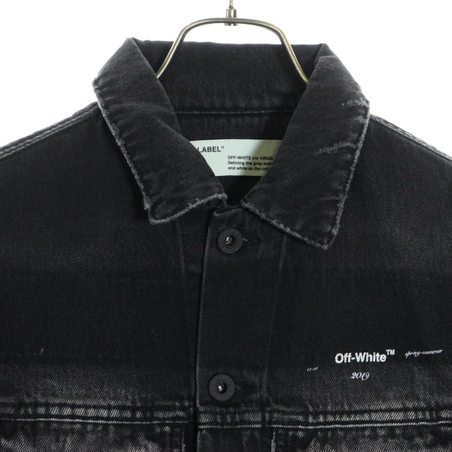 OFF-WHITE オフホワイト 19SS Impressionism Denim Jacket ウォッシュ