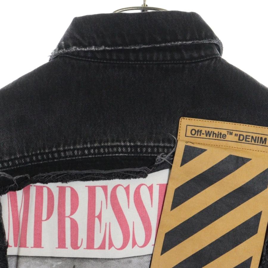 OFF-WHITE オフホワイト 19SS Impressionism Denim Jacket ウォッシュ