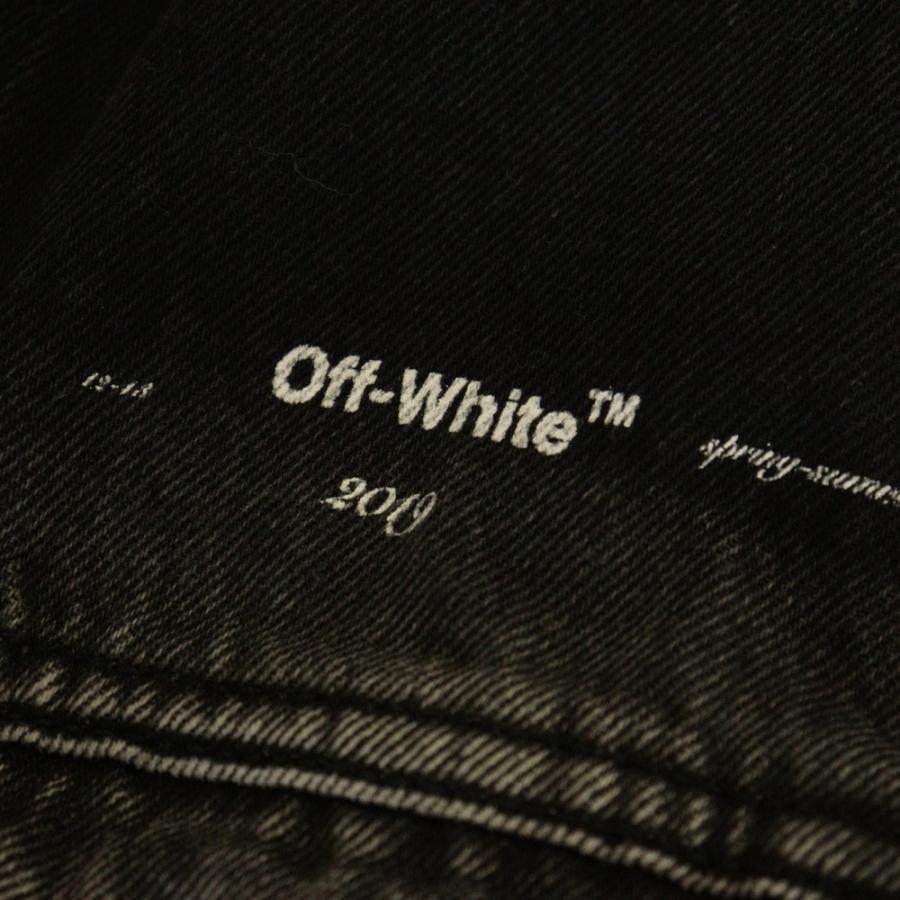 OFF-WHITE オフホワイト 19SS Impressionism Denim Jacket ウォッシュ