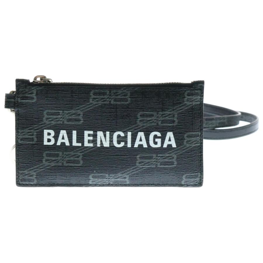 小物 Balenciaga Black Cash Continental Wallet BALENCIAGA（バレンシアガ） ラウンドファスナー長財布 CASH