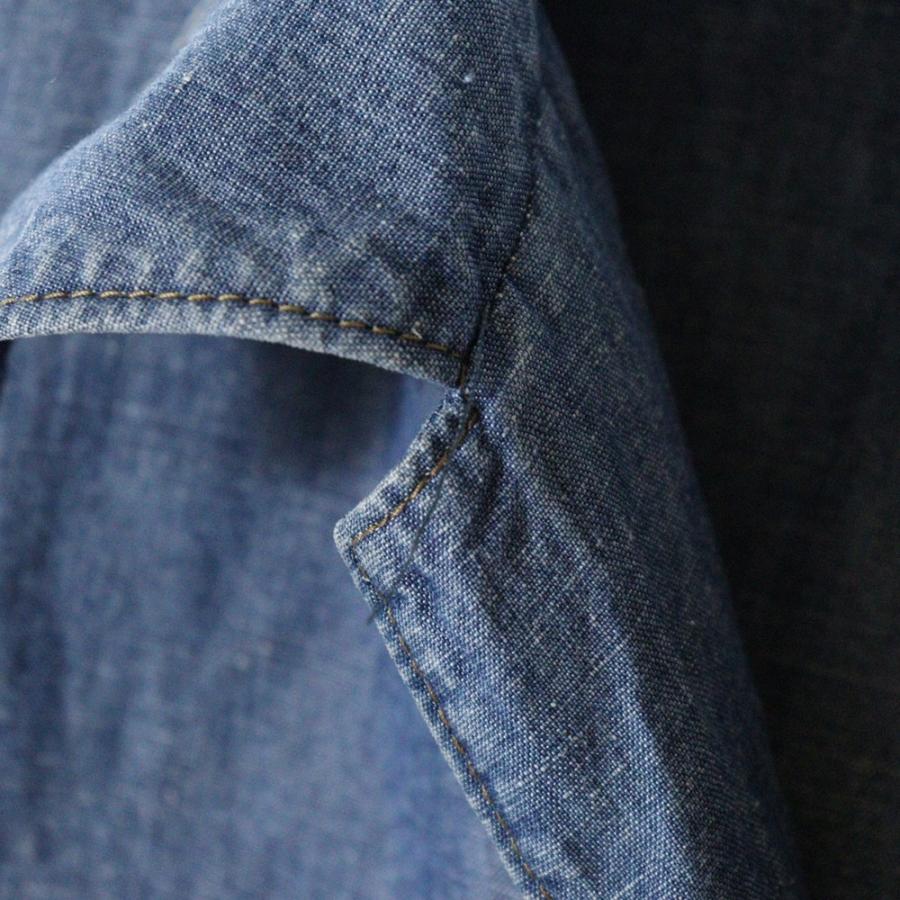 PRADA（プラダ） Denim Shirt トライアングルロゴ 半袖開襟デニム