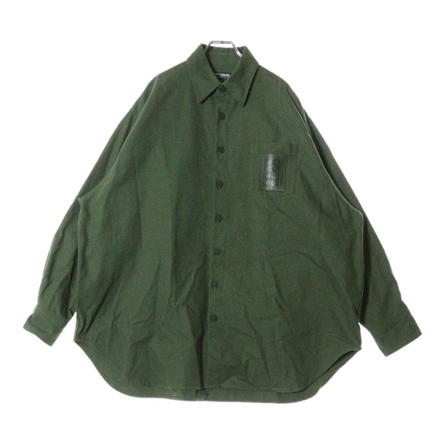 RAF SIMONS ラフシモンズ デザイン シャツ RAF SIMONS ラフシモンズ ブルー 2004SS宗教期 2021SS復刻コレクション