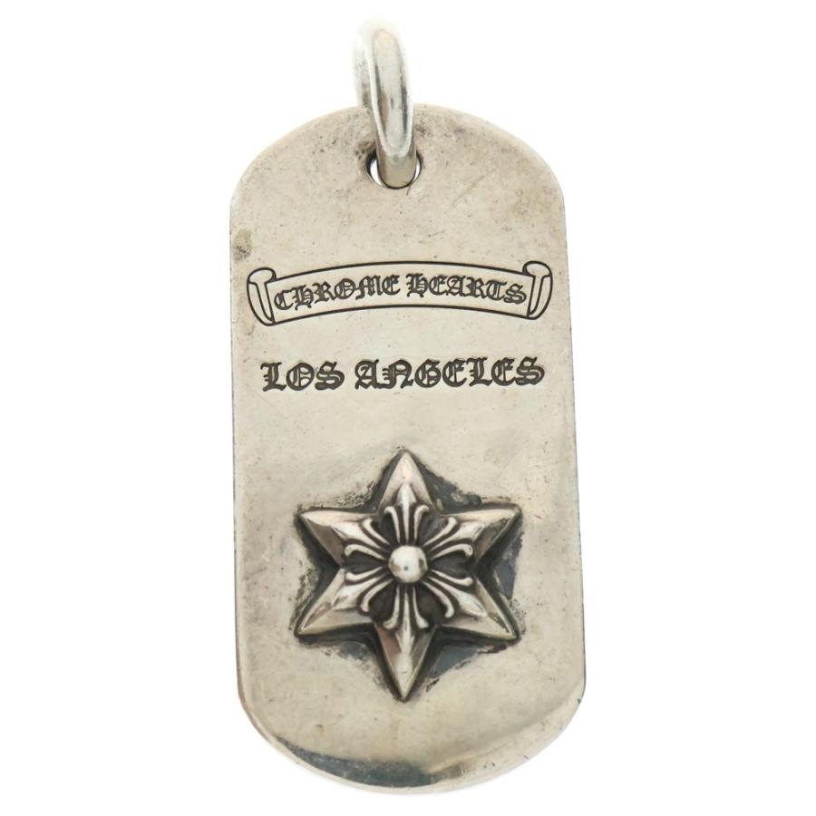 CHROME HEARTS（クロムハーツ） RAISED STAR DOG TAG レイズドスター