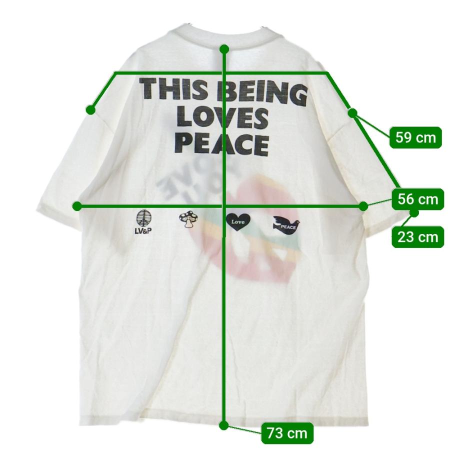 READYMADE（レディメイド） 24SS T SHIRT PEACE ピースプリント 半袖T