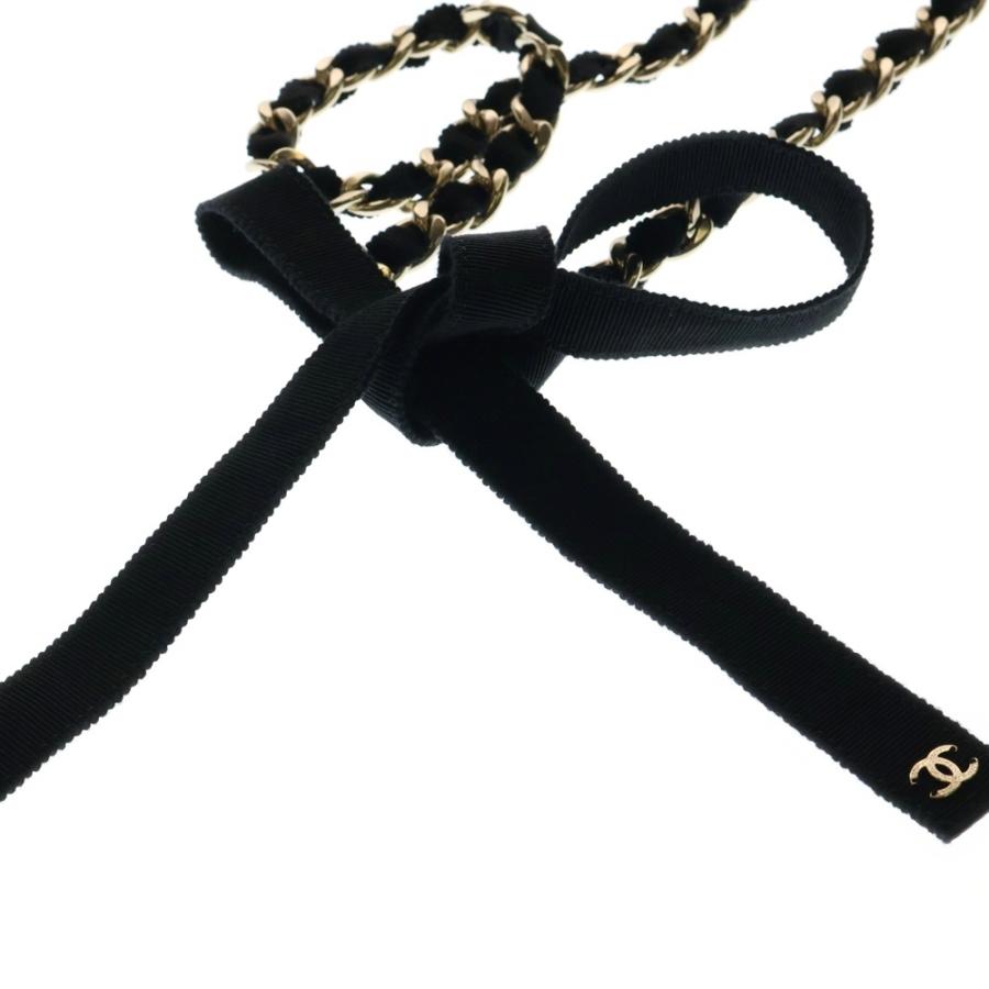CHANEL（シャネル） ココマーク レザー チェーン リボンベルト
