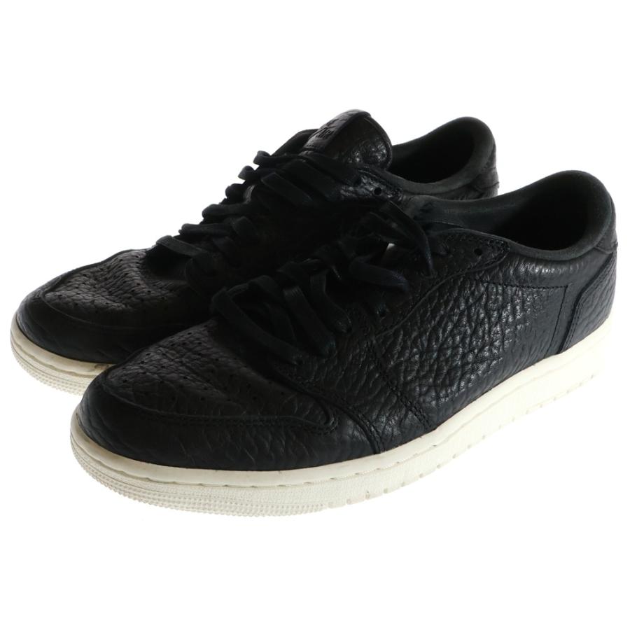 NIKE（ナイキ） Air Jordan 1 Retro Low Swooshless Black エア 