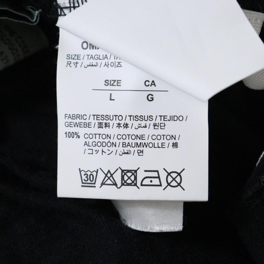 OFF-WHITE オフホワイト STENCIL S/S SLIM TEE バックプリント クルー
