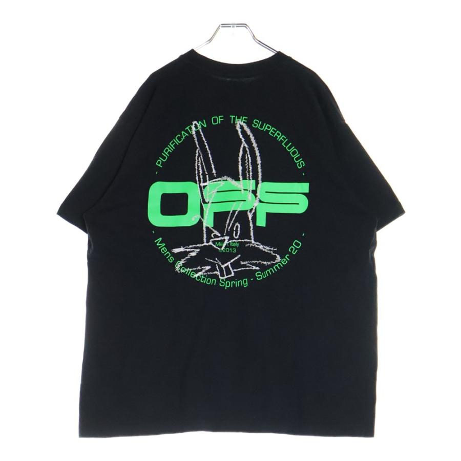 OFF-WHITE オフホワイト 20SS Rabbit T-Shirt オーバーサイズ 刺繍半袖