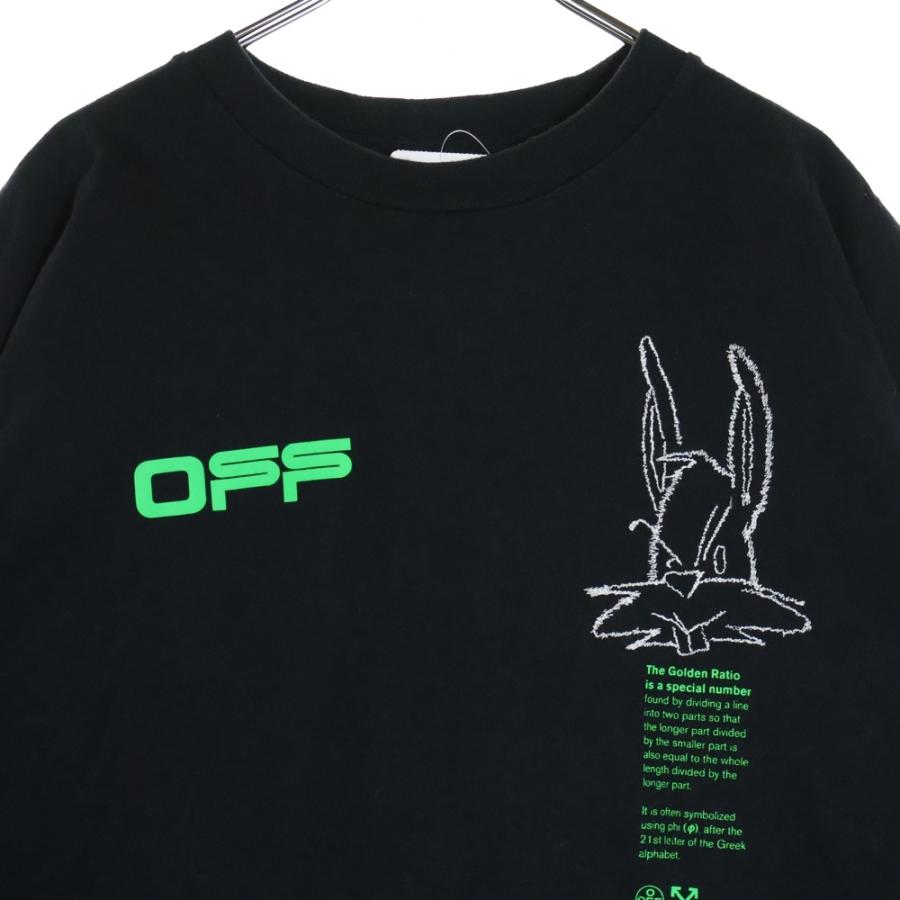 OFF-WHITE オフホワイト 20SS Rabbit T-Shirt オーバーサイズ 刺繍半袖