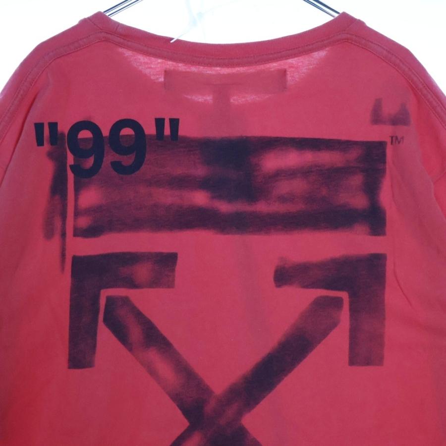 ふ*お様 OFF-WHITE 19SS STENCILFLANNEL SHIRT OFF-WHITE オフホワイト 19SS Stencil T-Shirt オーバーサイズ半袖T