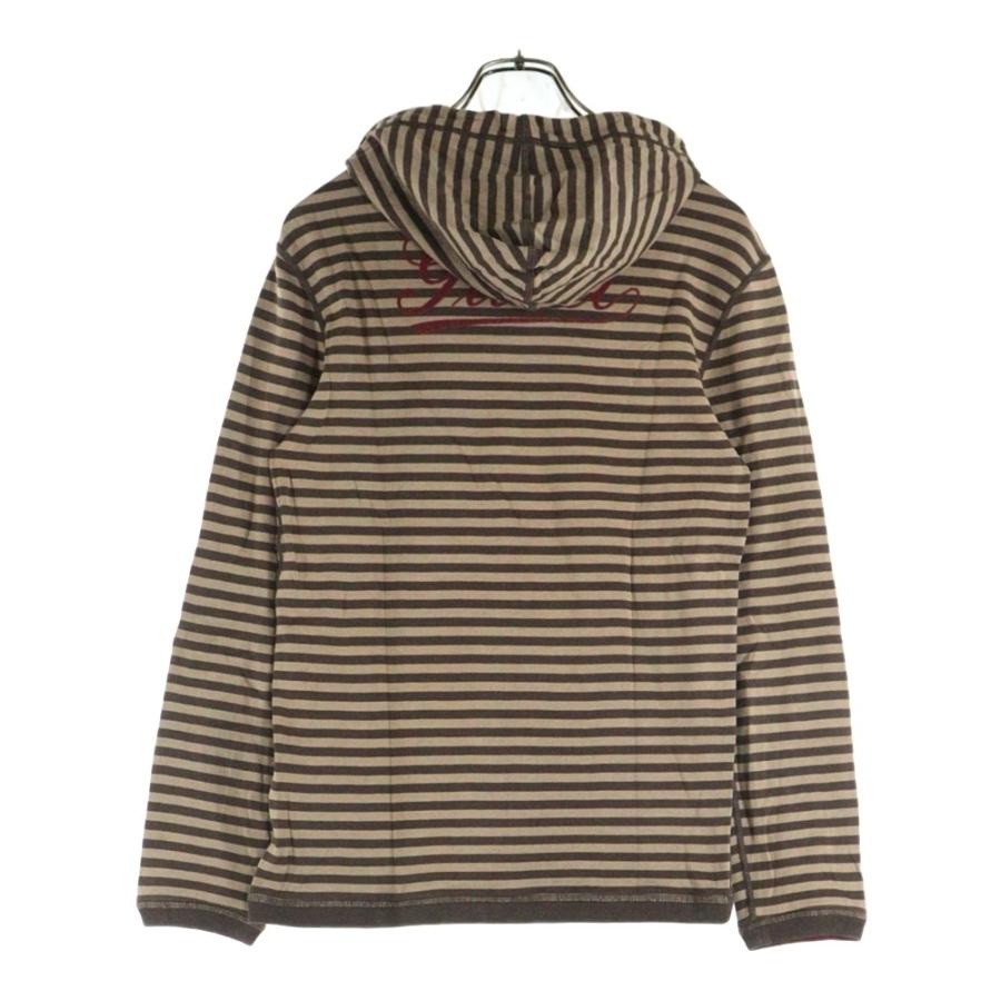 GUCCI（グッチ） Hoodie ボーダープルオーバーパーカー フーディー