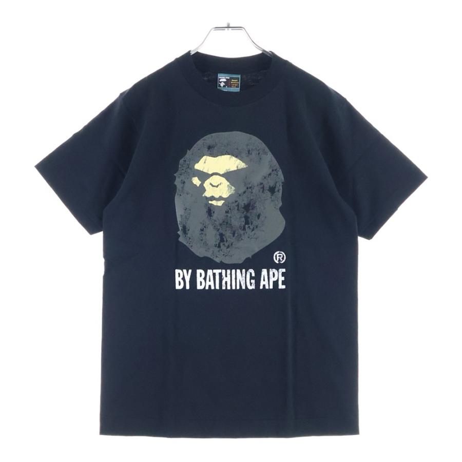A BATHING APE アベイシングエイプ 90s APEロゴプリントクルーネック  