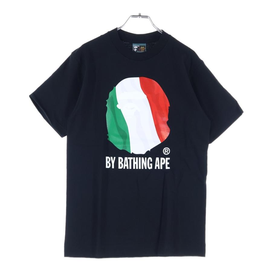 A BATHING APE（アベイシングエイプ） 90s 国旗デザインロゴプリントT
