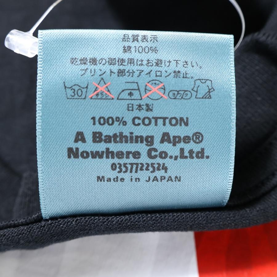 A BATHING APE（アベイシングエイプ） 90s 国旗デザインロゴプリントT