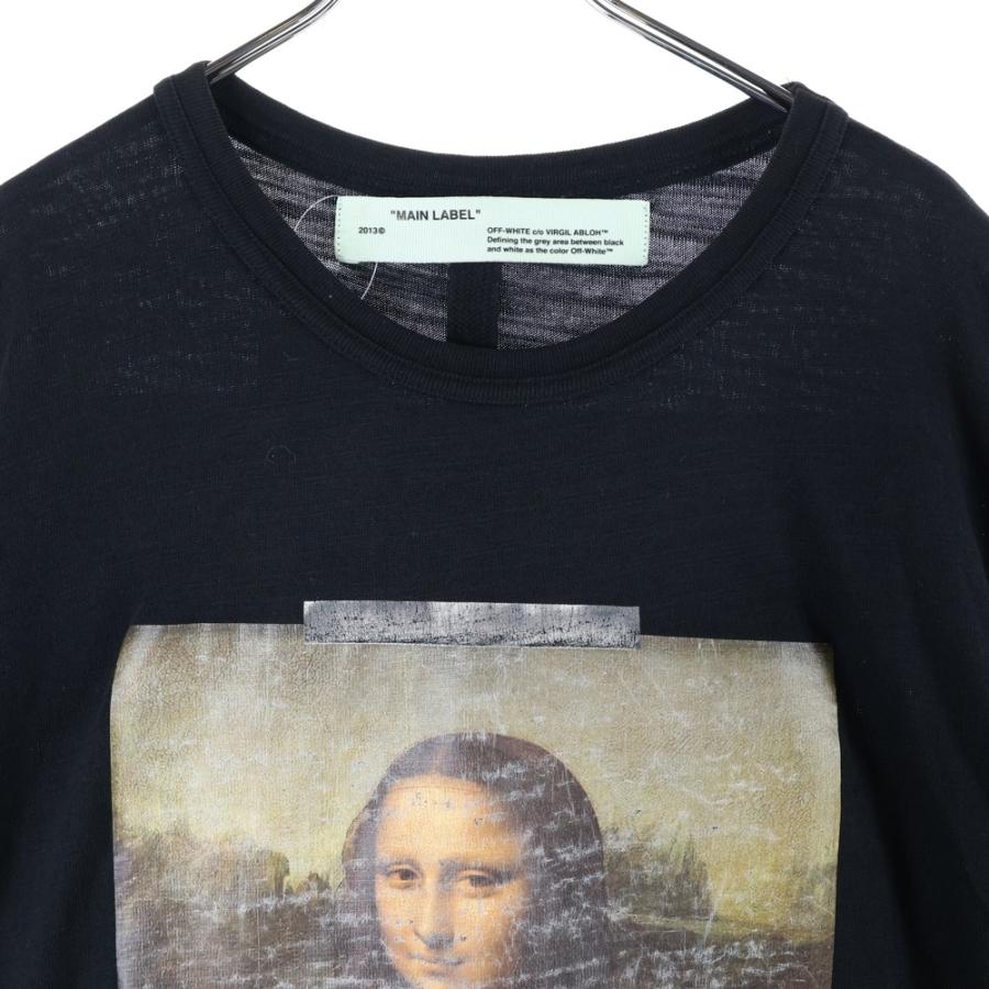 off-white オフホワイト　モナリザTシャツ　2013 OFF-WHITE (オフホワイト) ブループリント クルーネック 半袖 Tシャツ