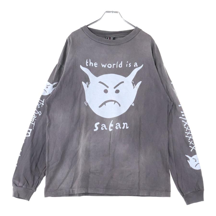 SAINT MICHAEL セントマイケル LS TEE SATAN ヴィンテージ加工ロング