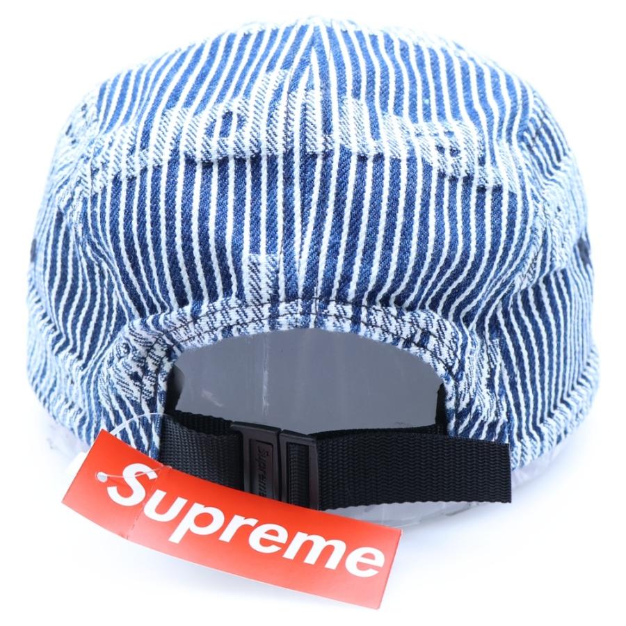 Supreme デニムキャップストライプ24SS Supreme（シュプリーム） 24SS Denim Camp Cap ストライプデニム