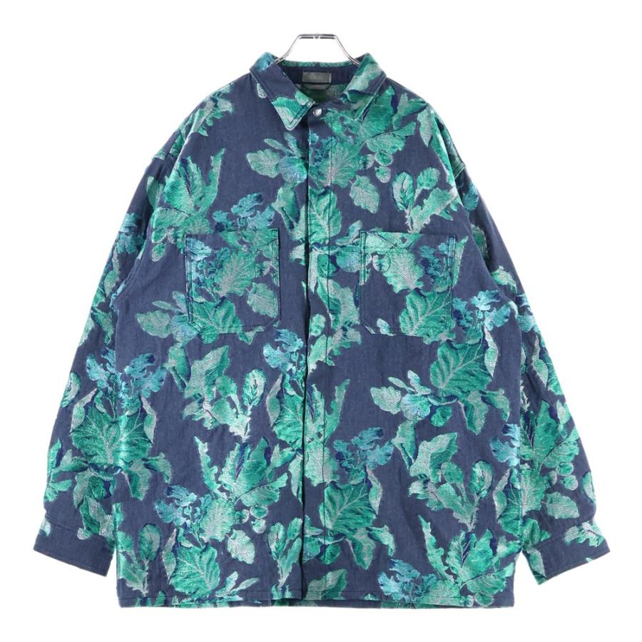 【名作】DIOR フローラルプリント 長袖 Y シャツ 花柄 DIOR ディオール ×Denim Tears Floral Shirt デニムティアーズ 花柄