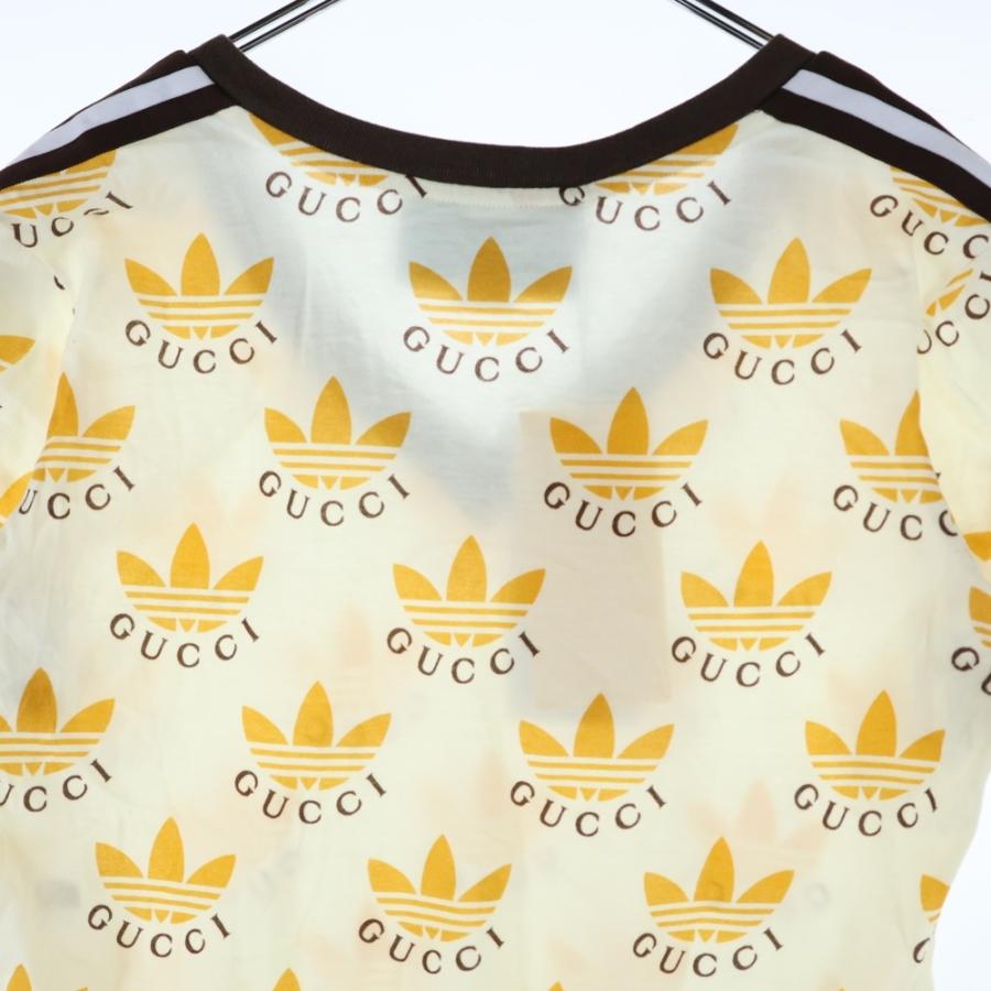 GUCCI グッチ 22SS ×adidas Trefoil Print T-Shirt アディダス