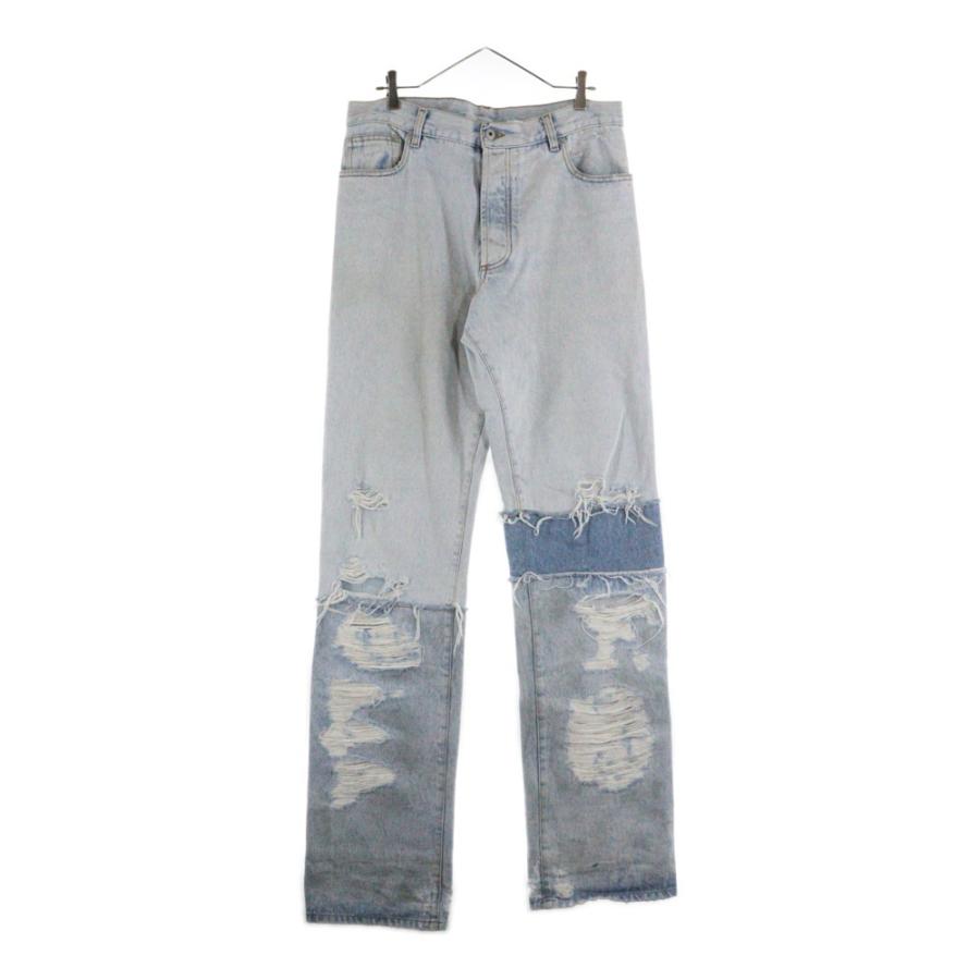 タグ付き未使用！Heron Preston ヘロンプレストン デニム サイズ29 HERON PRESTON（ヘロンプレストン） 23SS Distressed Jeans ダメージ