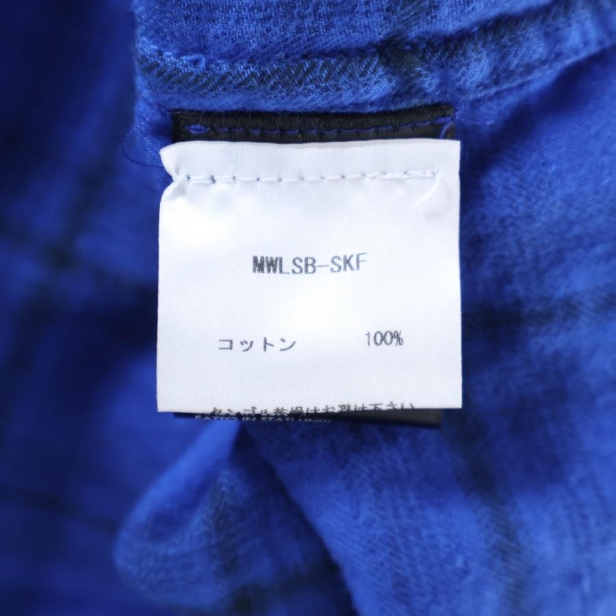 AMIRI アミリ Shark Paint Check Shirt シャークペイント 長袖チェック  
