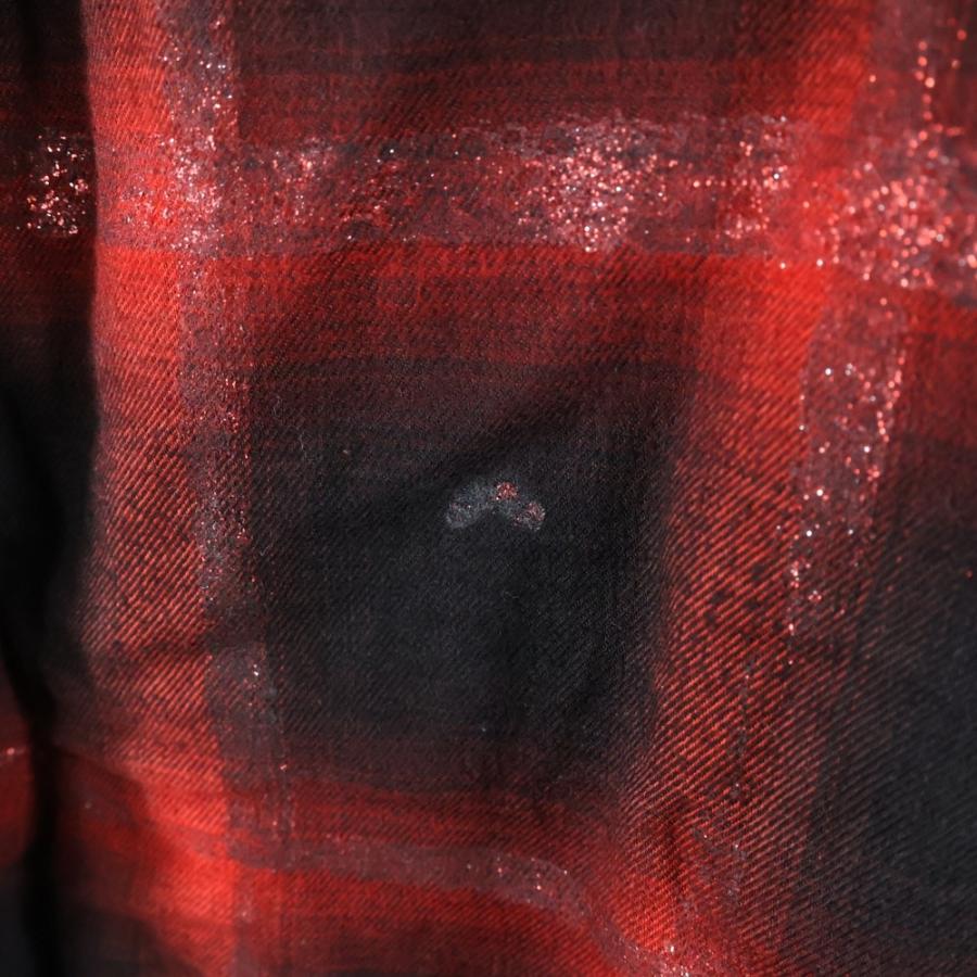 AMIRI（アミリ） Glitter Loose Fit Plaid Shirt グリッター 長袖 