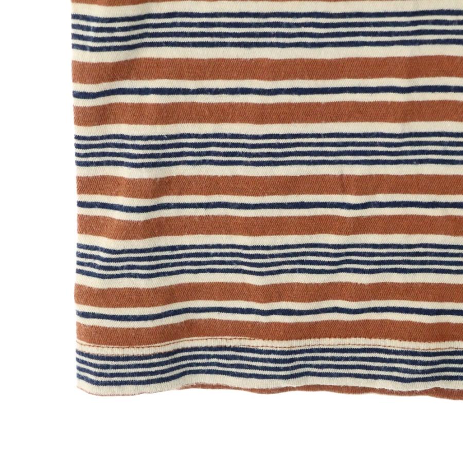 ロエベ ボーダーTシャツ オレンジ Lサイズ LOEWE（ロエベ） Border T-Shirt ボーダー半袖Tシャツ オレンジ