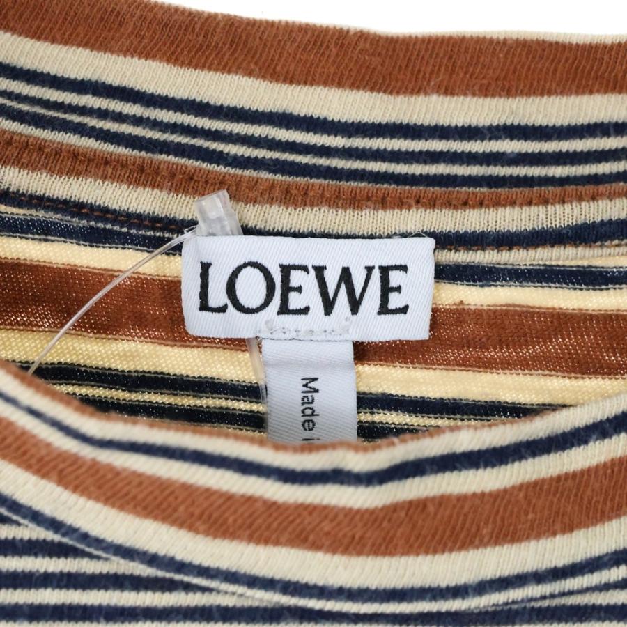 LOEWE（ロエベ） Border T-Shirt ボーダー半袖Tシャツ オレンジ