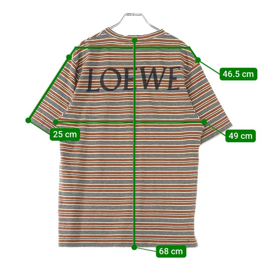 LOEWE（ロエベ） Border T-Shirt ボーダー半袖Tシャツ オレンジ