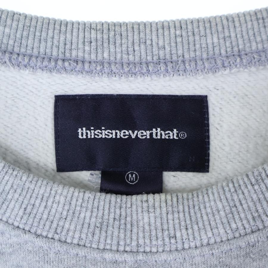 thisisneverthat（ディスイズネバーザット） T-LOGO CREWNECK ロゴ