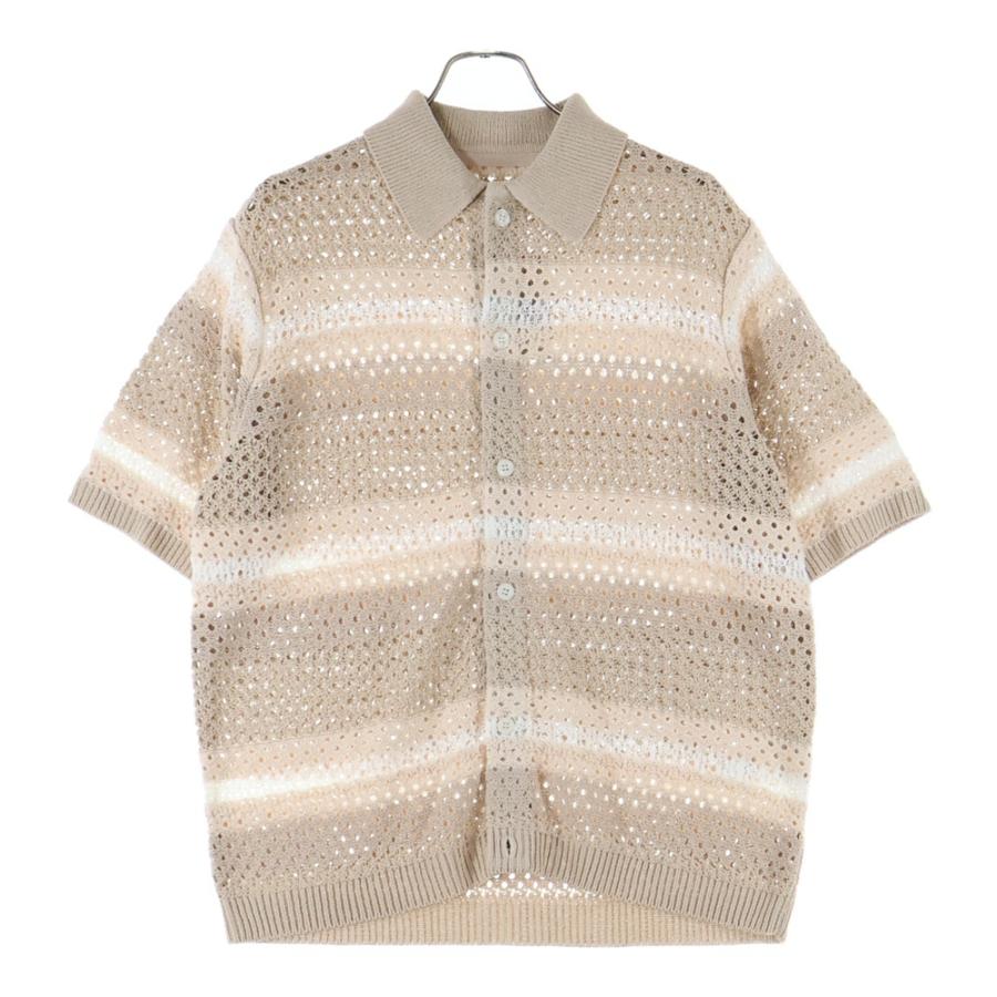 KITH（キス） 24SS Thompson Crochet Buttondown Kindling トンプソン