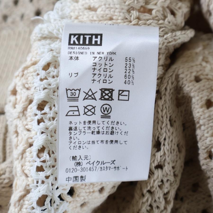 KITH（キス） 24SS Thompson Crochet Buttondown Kindling トンプソン