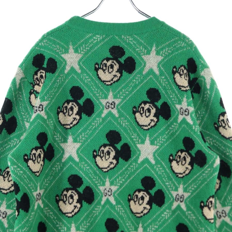 GUCCI（グッチ） ×Disney Mickey Mouse Pattern Crewneck Knitted