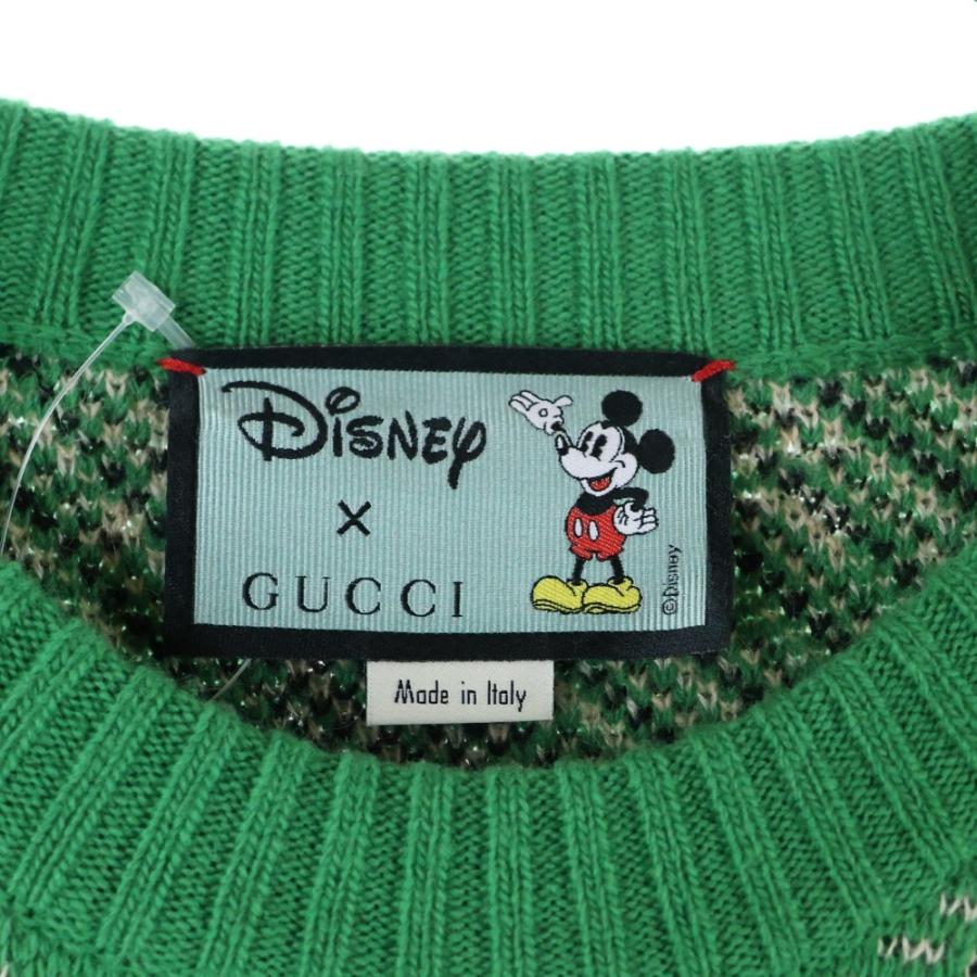 GUCCI（グッチ） ×Disney Mickey Mouse Pattern Crewneck Knitted