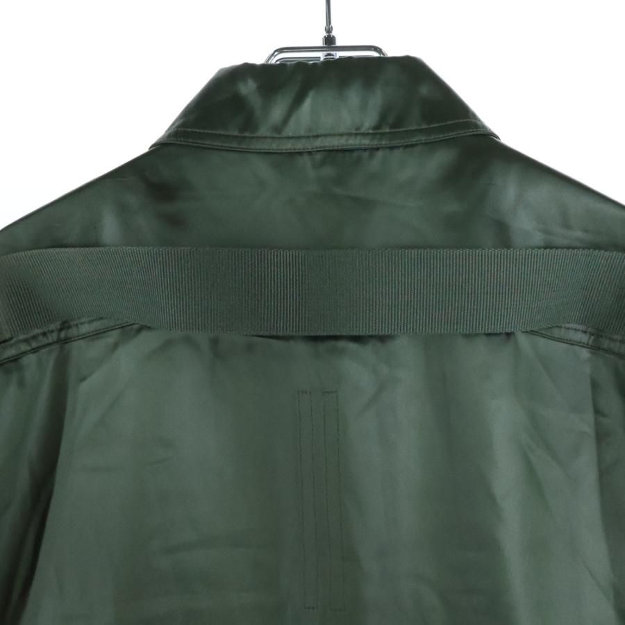 Rick Owens（リック・オウエンス） 21AW KAHKI SATIN OUTERSHIRT