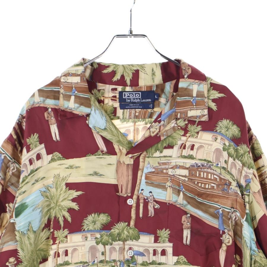 POLO RALPH LAUREN（ポロ・ラルフローレン） シルク オープンカラー