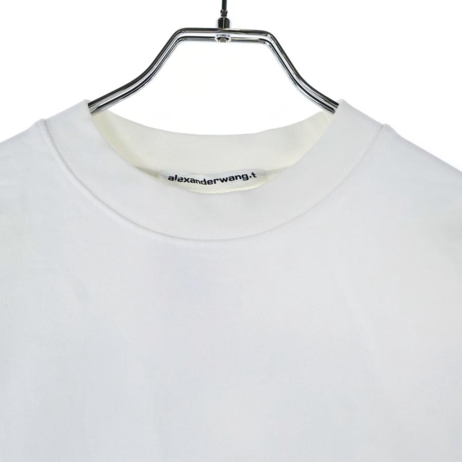 ALEXANDER WANG スウェット ホワイト alexander wang - 【ラスト1点】 CREWNECK SWEATSHIRT WITH GRAPHIC