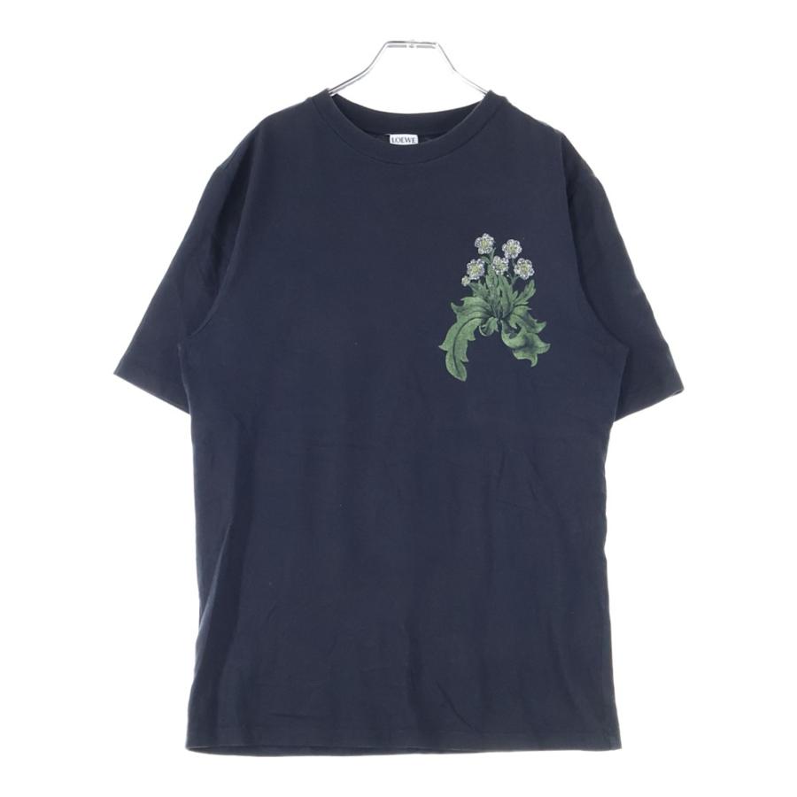 LOEWE（ロエベ） & Co. Tee フラワープリント 半袖Tシャツ ブラック