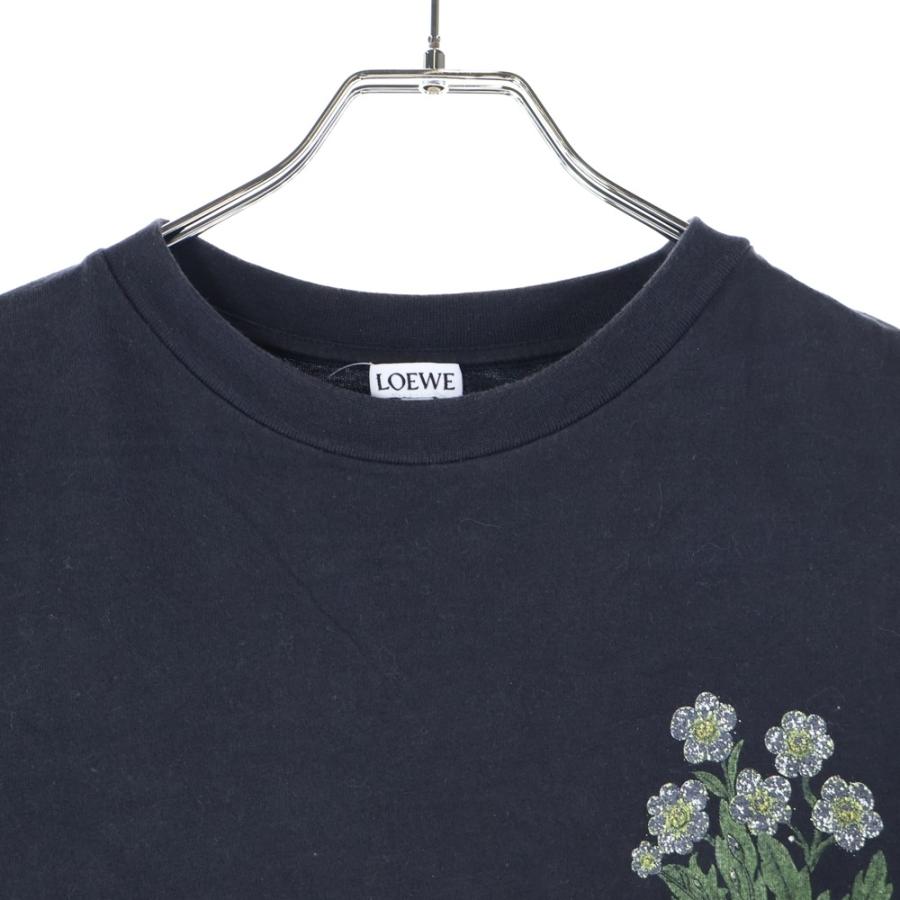 LOEWE（ロエベ） & Co. Tee フラワープリント 半袖Tシャツ ブラック