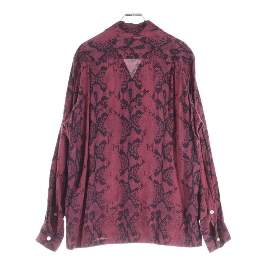 WACKO MARIA ワコマリア パイソン柄オープンシャツ WACKO MARIA（ワコマリア） 21SS パイソン柄 グラフィティ長袖シャツ