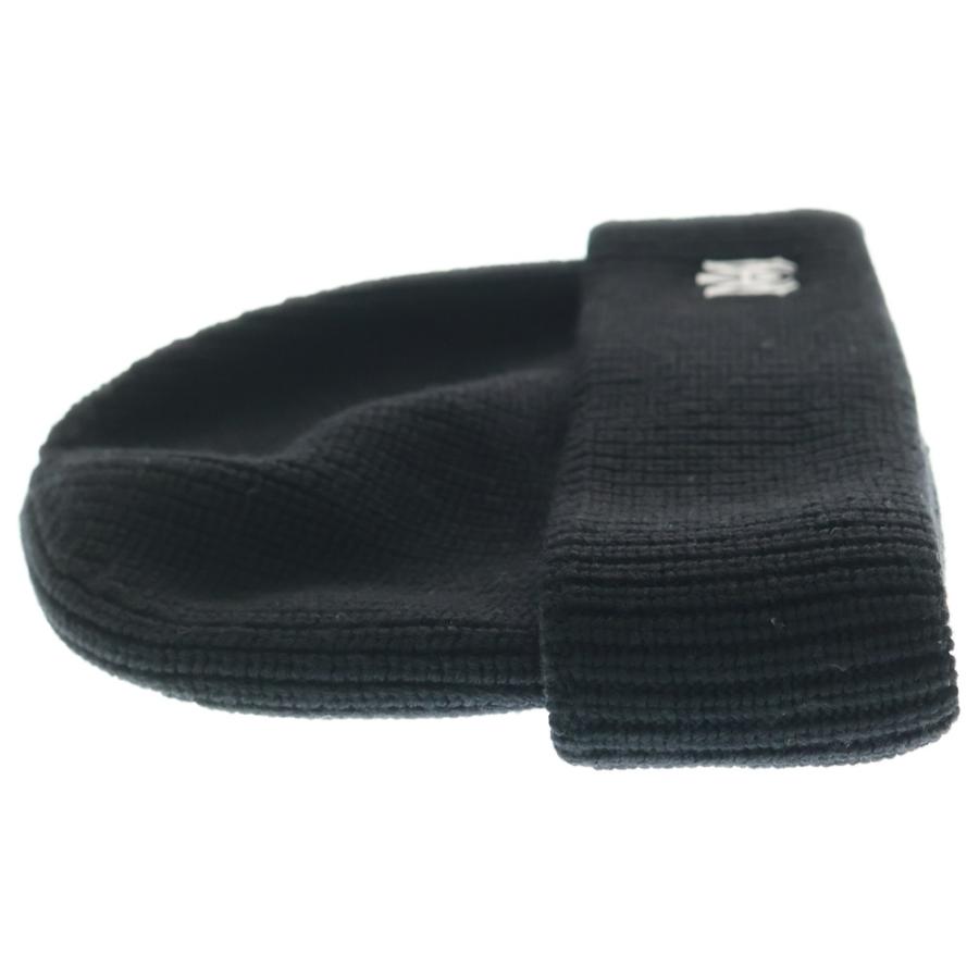AMIRI（アミリ） MA BEANIE ロゴプレート ニットビーニー ニット帽