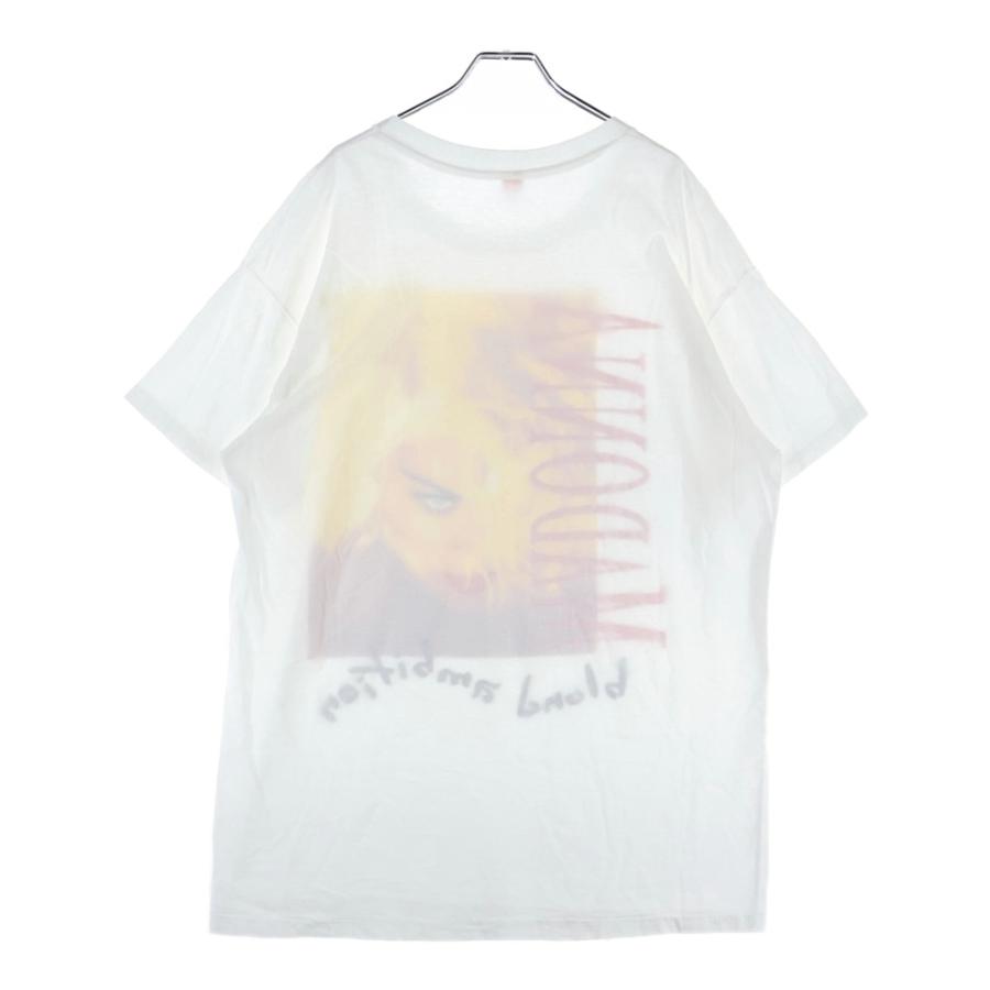 VINTAGE ヴィンテージ 90S Madonna blond ambition マドンナ ブロンド アンビション 半袖Tシャツ ホワイト ...