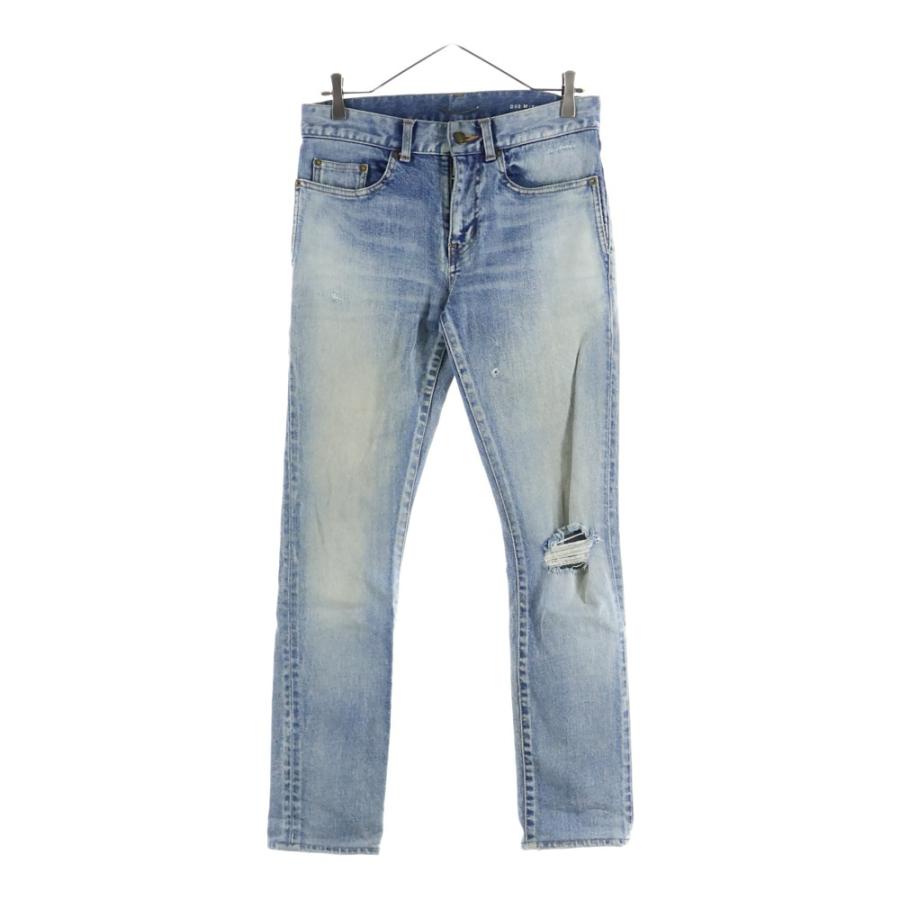 SAINT LAURENT PARIS サンローランパリ Crash Skinny Denim Pants 