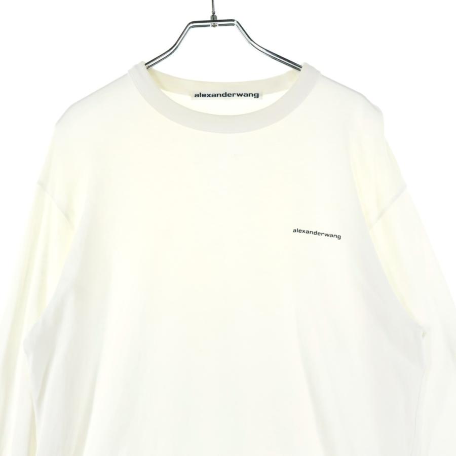 alexanderwang ロンT Tシャツ 長袖 ロゴ　アレキサンダーワン alexanderwang（アレキサンダー・ワン） L/S T-Shirt ロゴプリント