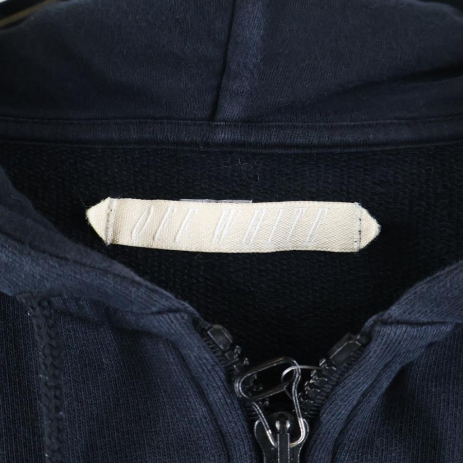 OFF-WHITE オフホワイト 16SS Zip Up Hoodie ジップアップスウェット