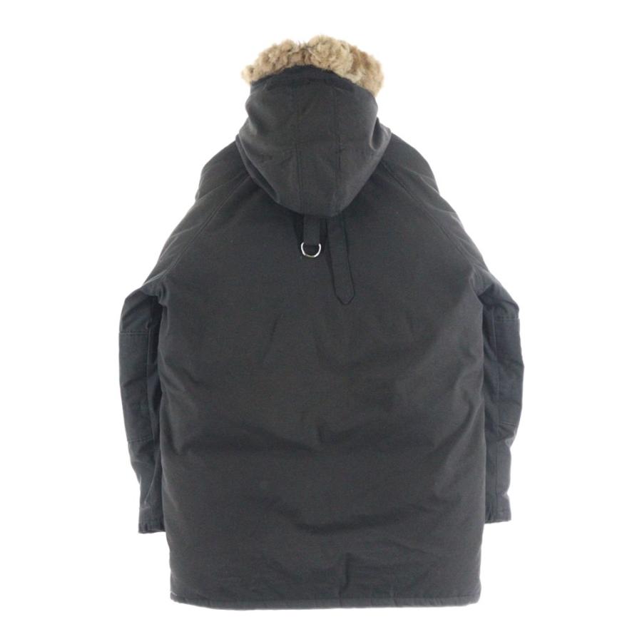 SCHOTT ショット Down Jacket ロゴ刺繍 ファー付きダウンジャケット