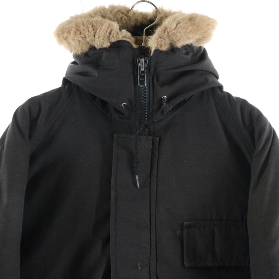 SCHOTT ショット Down Jacket ロゴ刺繍 ファー付きダウンジャケット